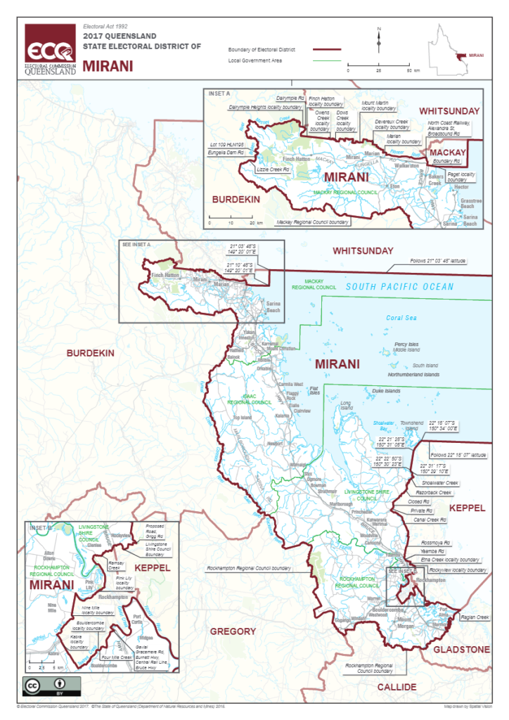 Mirani-electorate-map